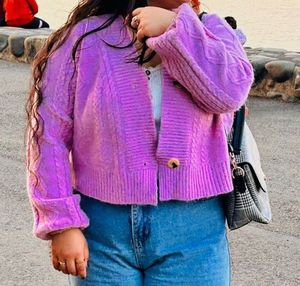 Cute pink Knit Cardigan