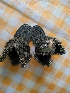 Oxidised Big Earrings Jewellery