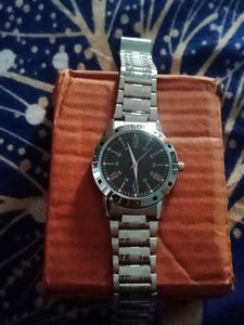 Silver Chain Tone Men&#39;s Watch