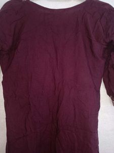 Elegant Maroon Kurta