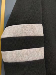 Striped Black Crop Top