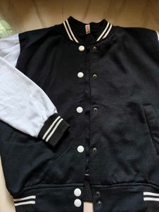Black and white Bomber jacket