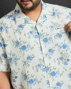 Floral Print Shirt M,L, XL,XXL