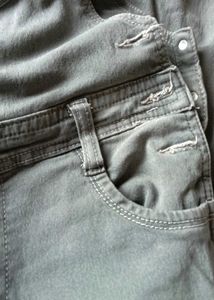 Grey Wash Denim Overalls