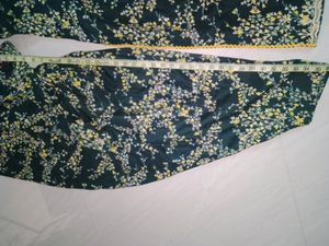 Bottle Green Suit With Yellow Dupatta