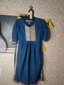 A Line Kurta Set With Dupatta