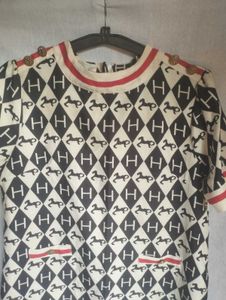 Patterned Mini Dress