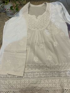 Cotton Handwork Chikankari Kurti