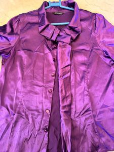 Purple Shein Blouse