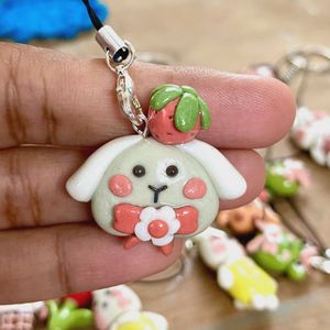 Cute bunny Handmade Charm