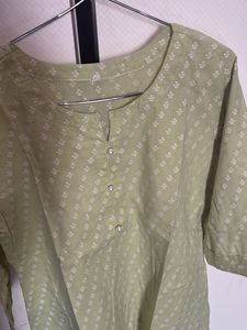 Green Floral Print Tunic