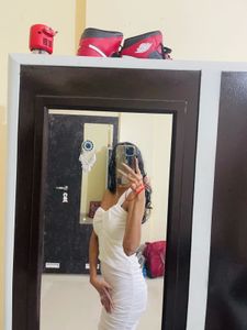 White Bodycon Mini Dress