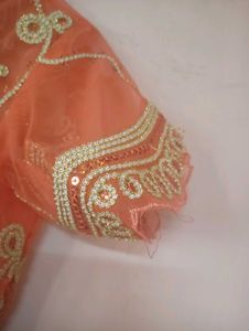 heavy look orange suit with d