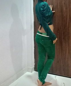 Very Sizzling Wrap Up Top And LOW Waist Jeans