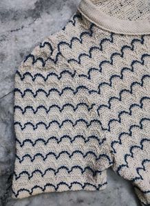 Patterned Knit Top