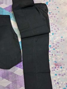 Boy&#39;s Black Vest and Pants Set