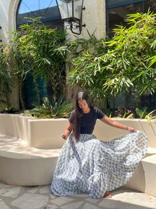 Flowy Floral Maxi Skirt