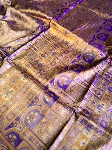 100% Pure Silk Rare Kinkhwab Banarasi