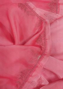 Pure Silk Sareee With Aari Work All Over Handmade
