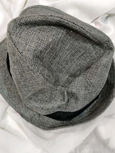 Grey Newsboy Cap