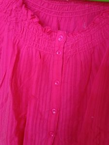 Shirt Style Balloon Top