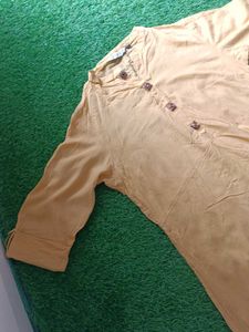 Mustard Yellow Kurti