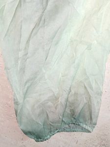 Oversized See-through Mesh Top Blouson Multicolour