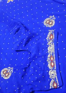 Heavy Work Saree With Blouse 💗