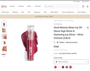 Gush Beauty Glaze Lip Oil