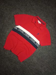 U.S. Polo Assn. Red Striped TShirt