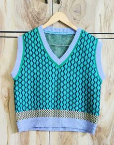 Stylish Knit Sweater Vest size-38