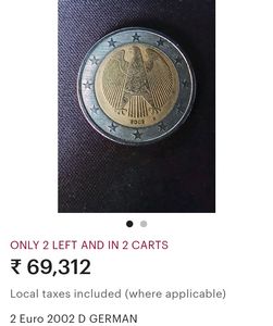 2 Euro Special Symbol And Rare Coin