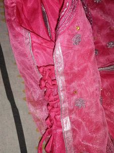 Pink Embellished Anarkali Dress