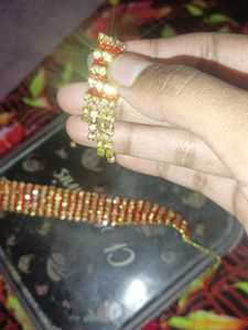 Set Of Earrings And Choker