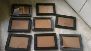 Black Textured Picture Frame (Set Of 8)