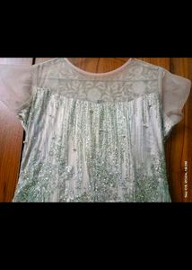 ❄️❄️❄️ Beautiful Silver Gown ❄️❄️❄️