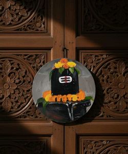 Handmade Shiva Lingam Wall Hanging