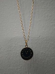 Beautiful Clock Pendant Necklace