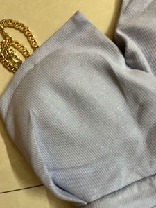 Grey Mini Shiny Dress