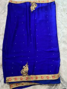 Partywear Blue Saare