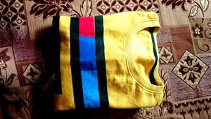 Striped Yellow Sweatshirt