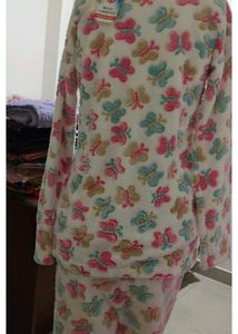 Cute Butterfly Print Pajama Set