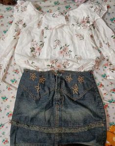 Korean Floral Blouse