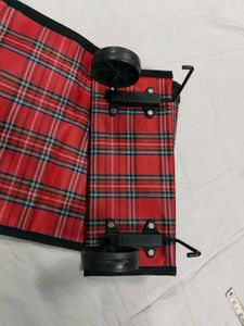 Red Plaid Car Organizer