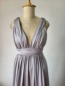 Gray Maxi Dress