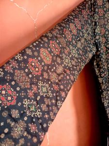 Printer Ethnic Men Black Kurta