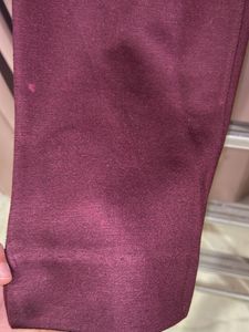 Burgundy Trousers