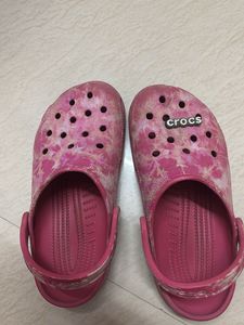 Pink Crocs