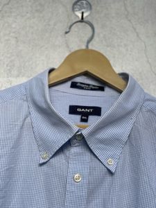 GANT Blue Gingham Button Down L