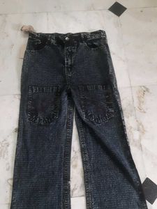 Blue Denim Bootcut Jeans